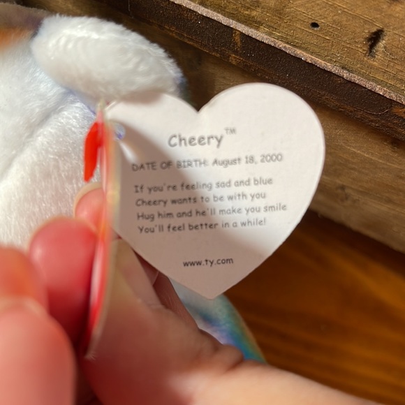 TY Beanie Baby Curly and Cheery - Picture 3 of 4